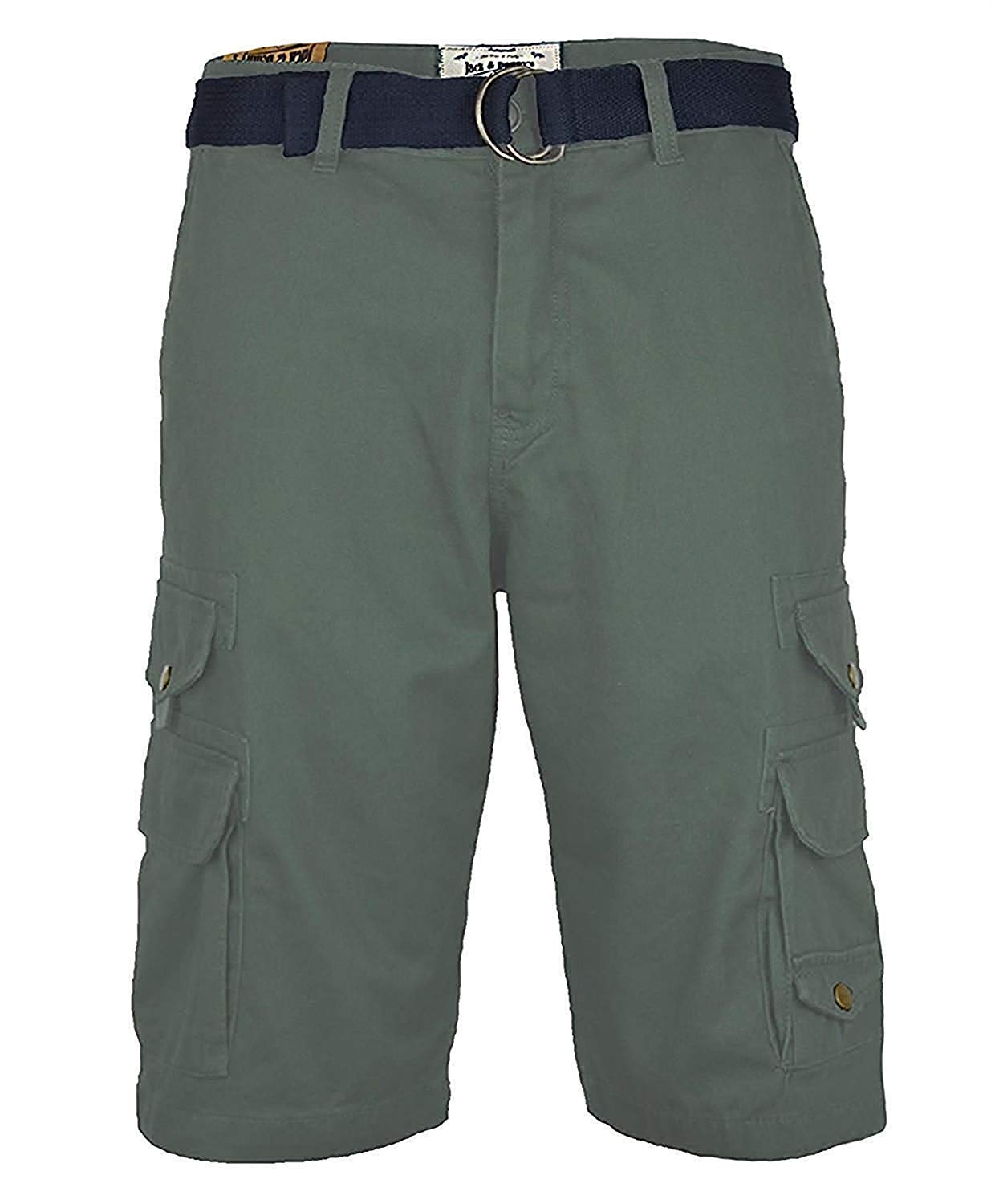 Men's Cotton Cargo Shorts with Multiple Pockets - Comfortable Combat Pants for Summer Outdoor Activities, Hiking, Travel & Casual Wear