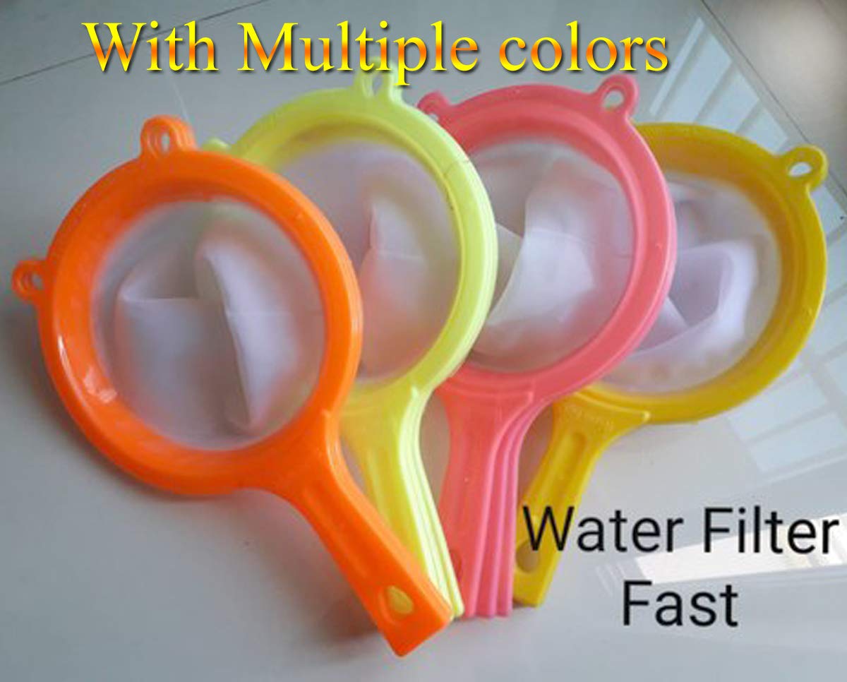 Premium HIGH POINT Water Strainer Jali - 2 Pack Fine Mesh Filter for Straining Water, Milk, Tea & Juice | Ideal for Kitchen, Camping & Homemade Beverages