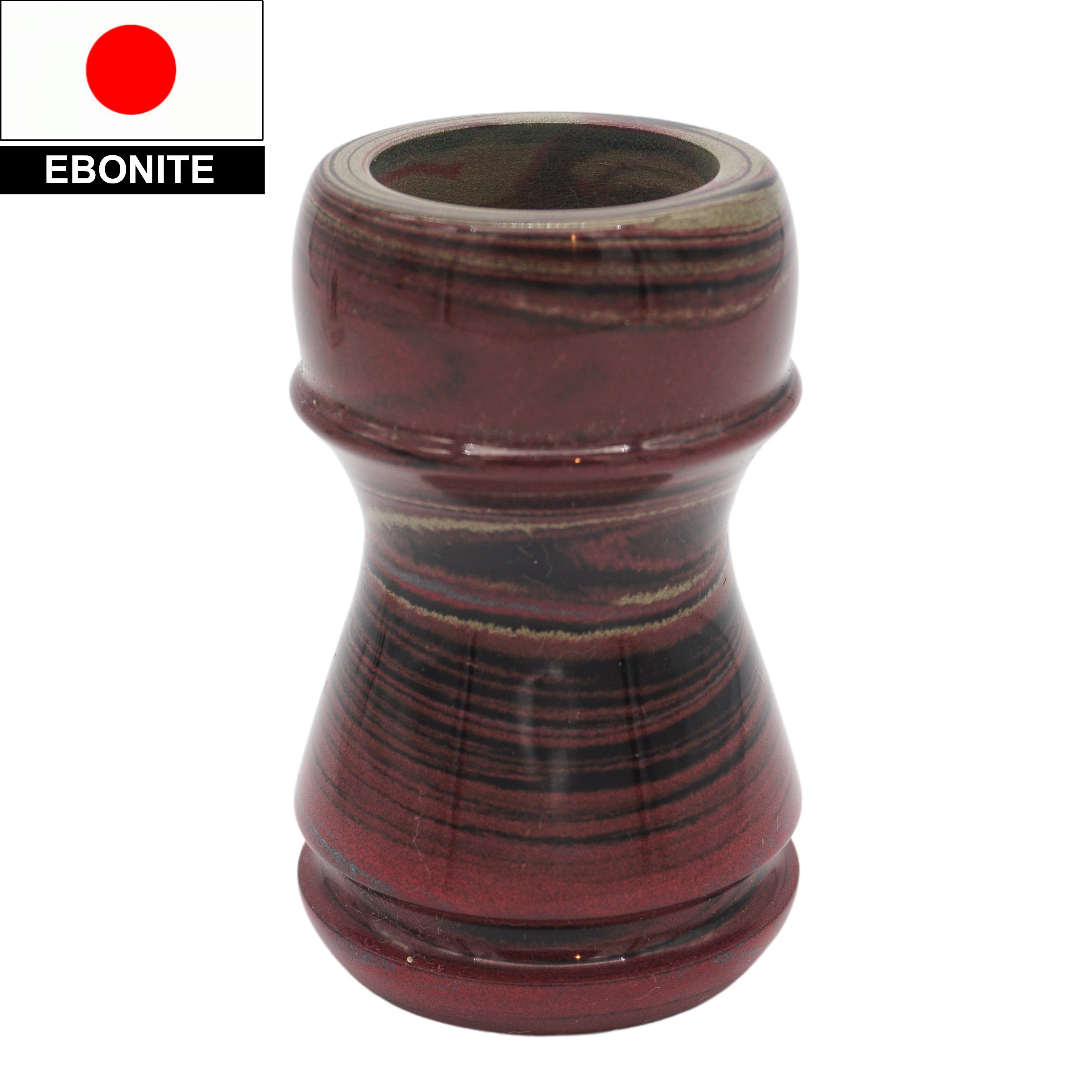 Premium Mars Ebonite Handmade Shaving Brush Handle - Fits 24mm & 26mm Knots - Perfect for Wet Shaving, Grooming Kits & Luxury Bathroom Essentials