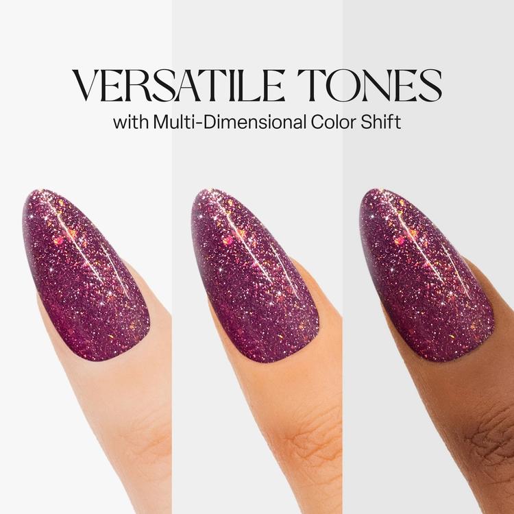 Apres Flash Glitter Gel FG08 - Professional Nail Art Glitter Gel for Manicures & Pedicures - Perfect for Parties, Weddings, and Special Occasions