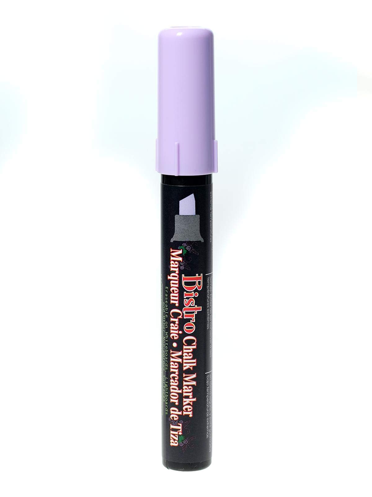 Marvy Uchida Bistro Chalk Markers - Pale Violet, Chisel Tip, Non-Toxic, Vibrant Colors for Chalkboards, Glass, Windows & DIY Crafts - Perfect for Restaurants, Cafes, Classrooms & Home Decor