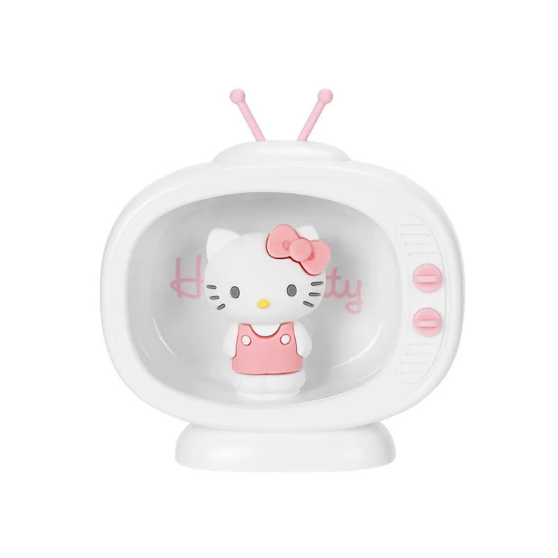 Cute Sanrio Cinnamoroll Hello Kitty Night Light - LED Desk Lamp for Kids Room, Bedside Decor, Anime Themed Gift for Girls & Boys - Perfect for Bedtime, Study Room, and Nursery Lighting
