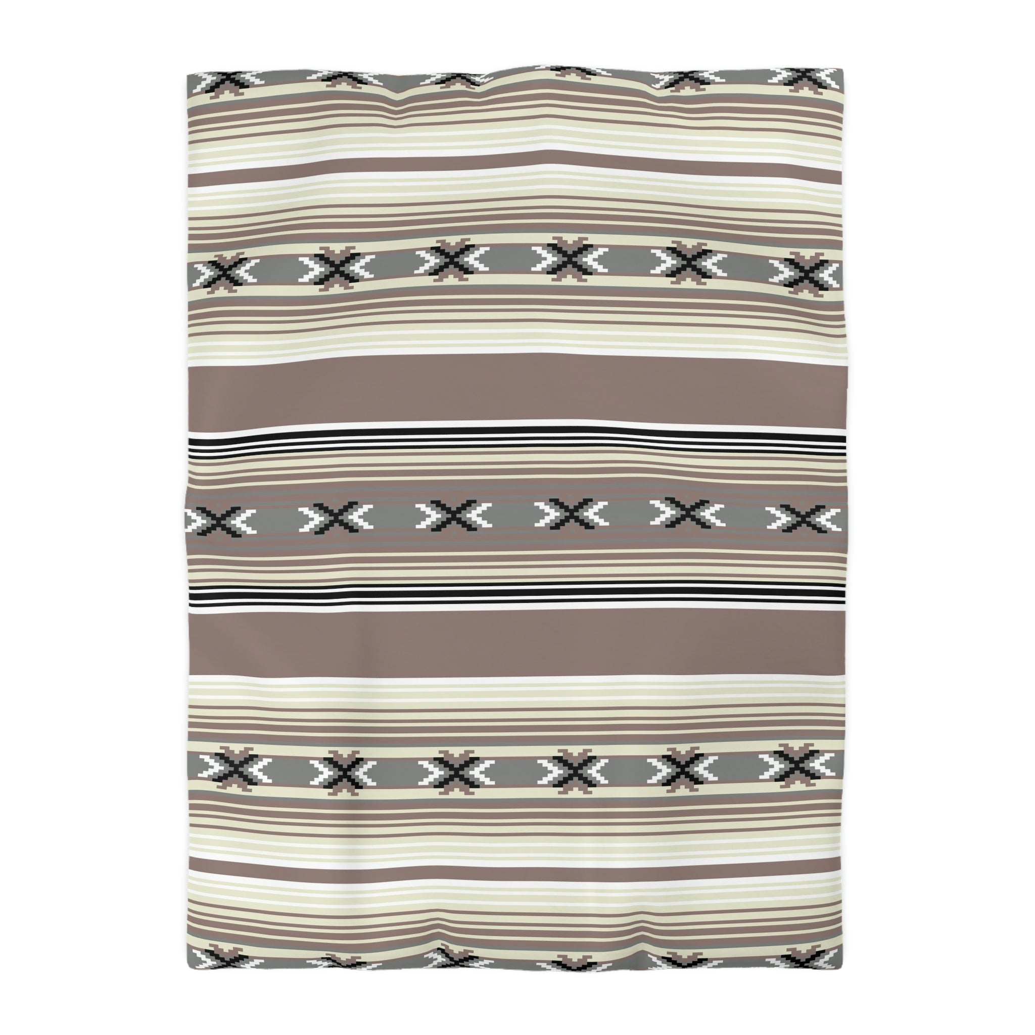 Southwestern Style Microfiber Duvet Cover Set - Soft Polyester Comforter Cover for Twin & Queen Beds - Perfect for Boho Chic Bedroom Decor & Guest Room Makeover