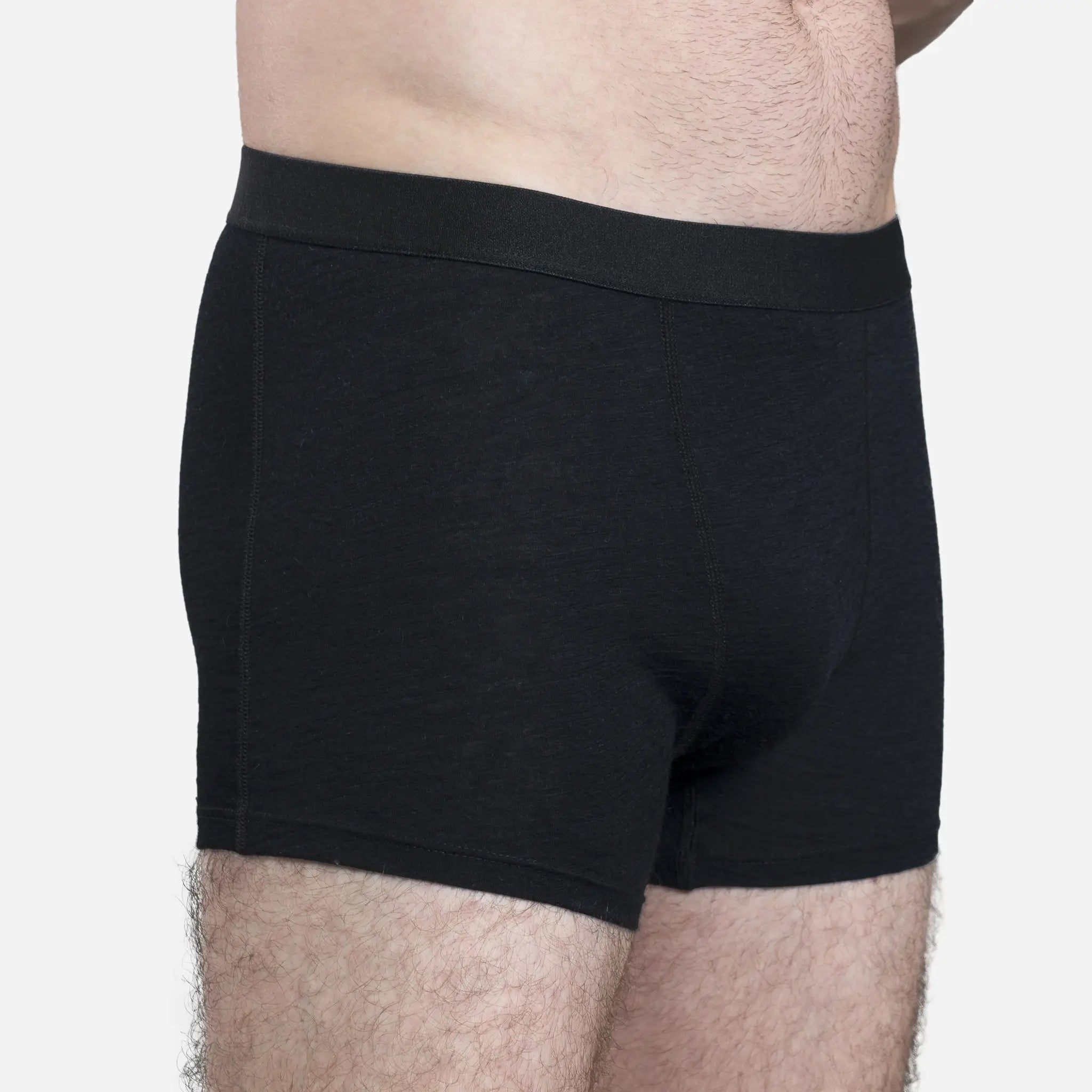 Ultra-Soft Men's Alpaca Wool Boxer Briefs - 160 GSM Lightweight Underwear for All-Day Comfort | Perfect for Travel, Hiking & Cold Weather Activities
