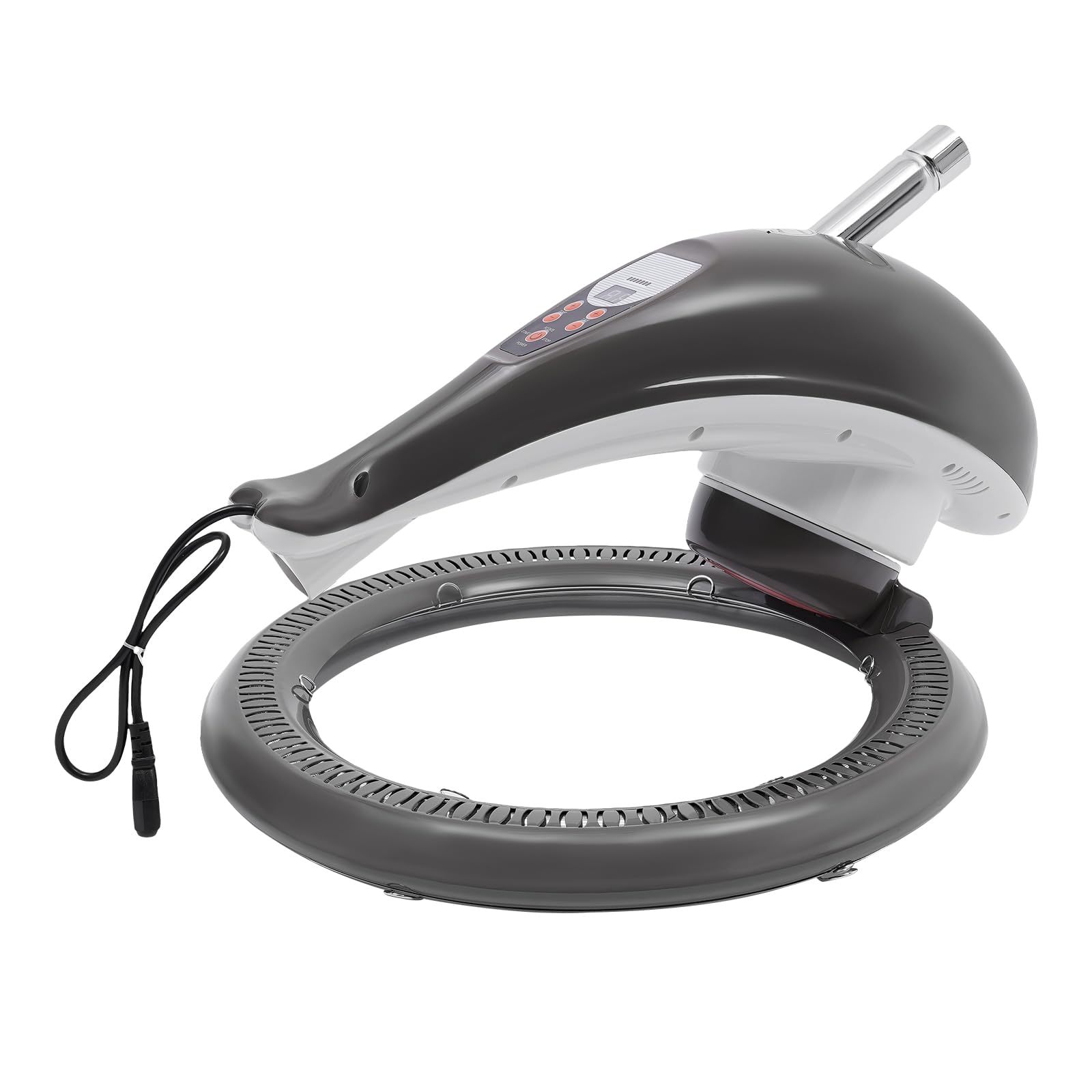 950W Multifunctional Hair Treatment Machine with 360° Rotating Heating Ring - Wall Mount Salon Hair Perming Equipment for Home & Professional Use (Grey) | Perfect for Salons, Spas & At-Home Hair Care