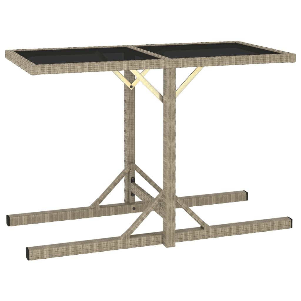 vidaXL 3-Piece Patio Dining Set - Outdoor Garden Table & Chairs for Terrace, Yard - Beige Weather-Resistant Furniture | Perfect for Backyard BBQs, Poolside Relaxation & Al Fresco Dining