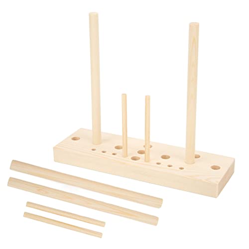 Extended Wooden Bow Maker for Ribbon Wreaths & Hair Bows - Christmas Craft Supplies with Wooden Board Sticks - Perfect for Holiday Decorations, Gift Wrapping & DIY Hair Accessories