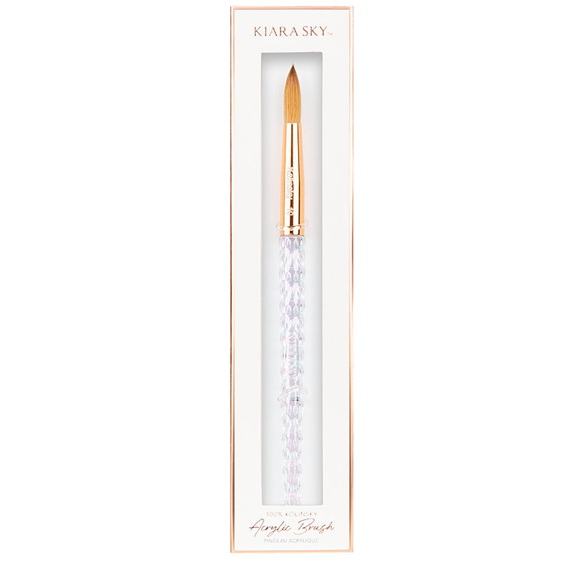 Professional Acrylic Brush #10 - High-Quality Synthetic Bristles for Painting, Nail Art & DIY Crafts - Perfect for Artists, Beginners & Salon Use