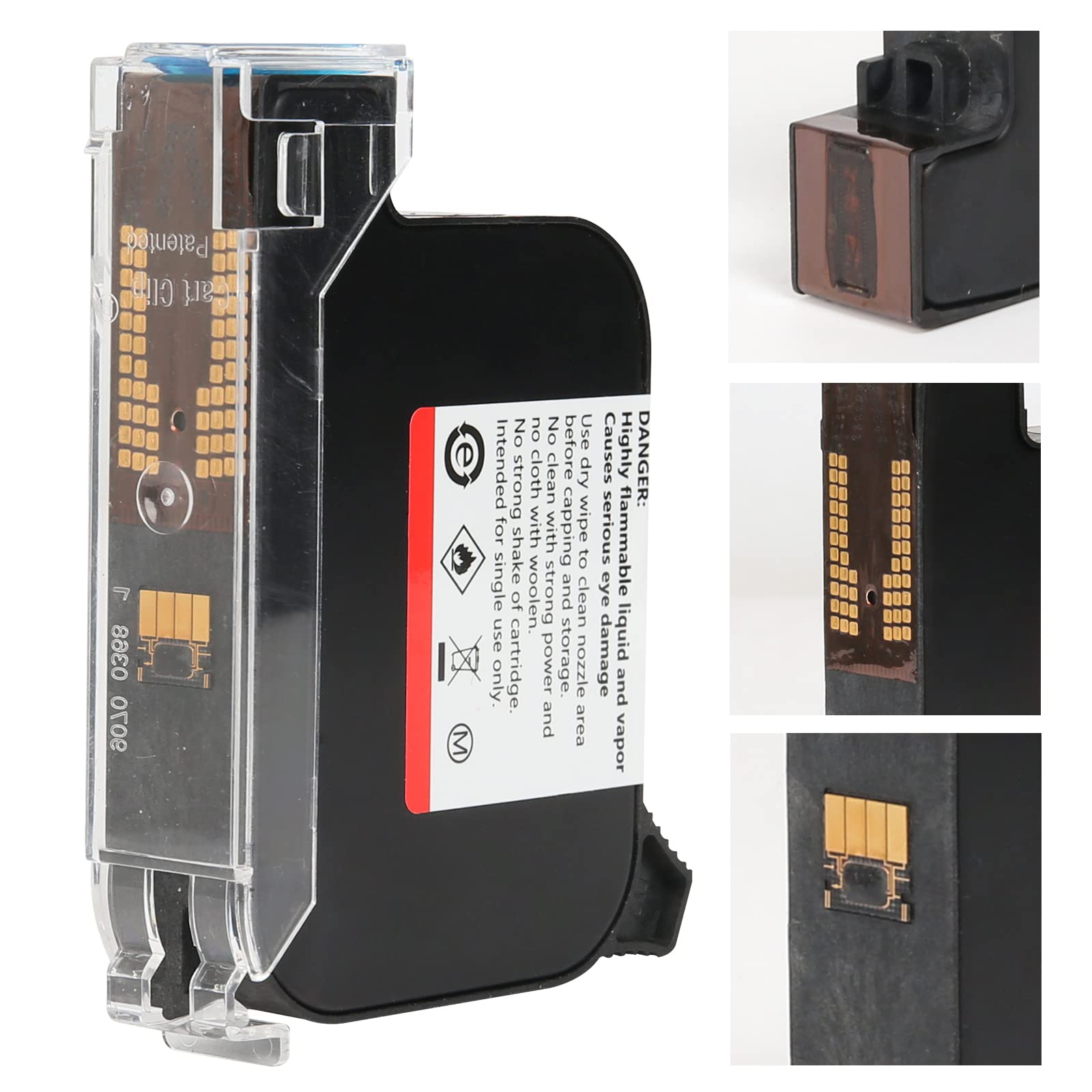 Original Ink Cartridge for 127T1 Handheld Inkjet Printer - 42ml Quick-Dry Waterproof Replacement Ink (Black) - Perfect for Portable Labeling, Barcode Printing & On-the-Go Business Use
