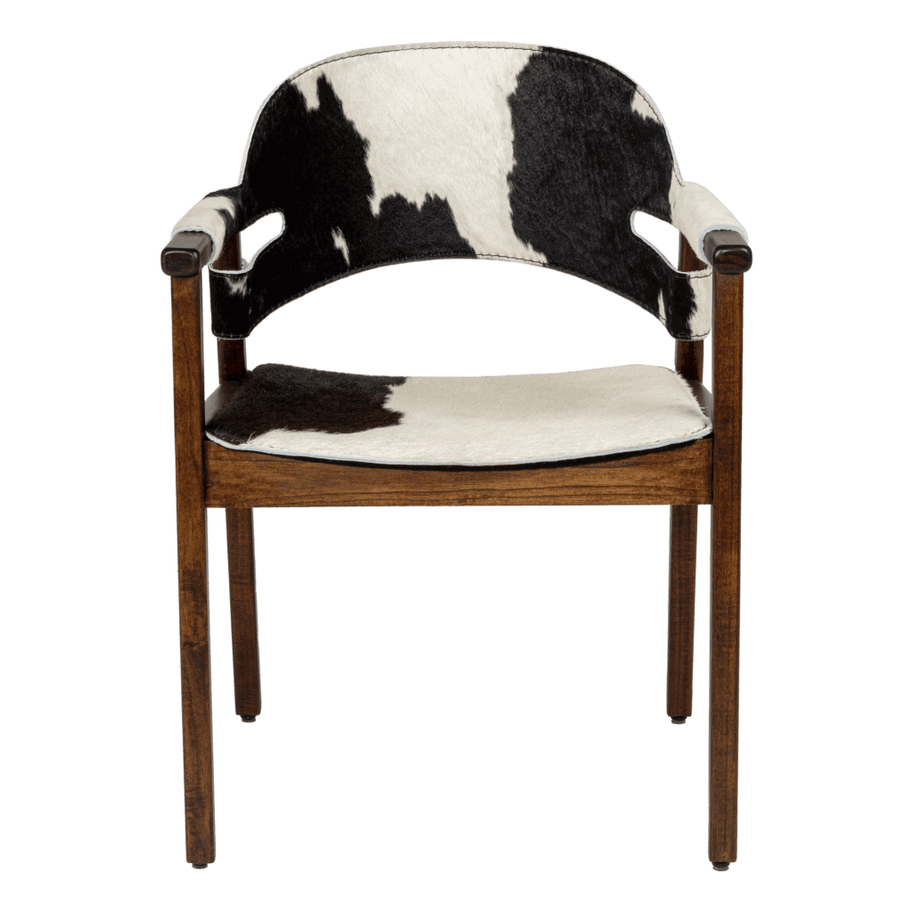 Cyan Design 11811 Boss Chair L 19013 - Black Hair On Hide Leather Office Chair for Executive Workspace & Home Office Decor