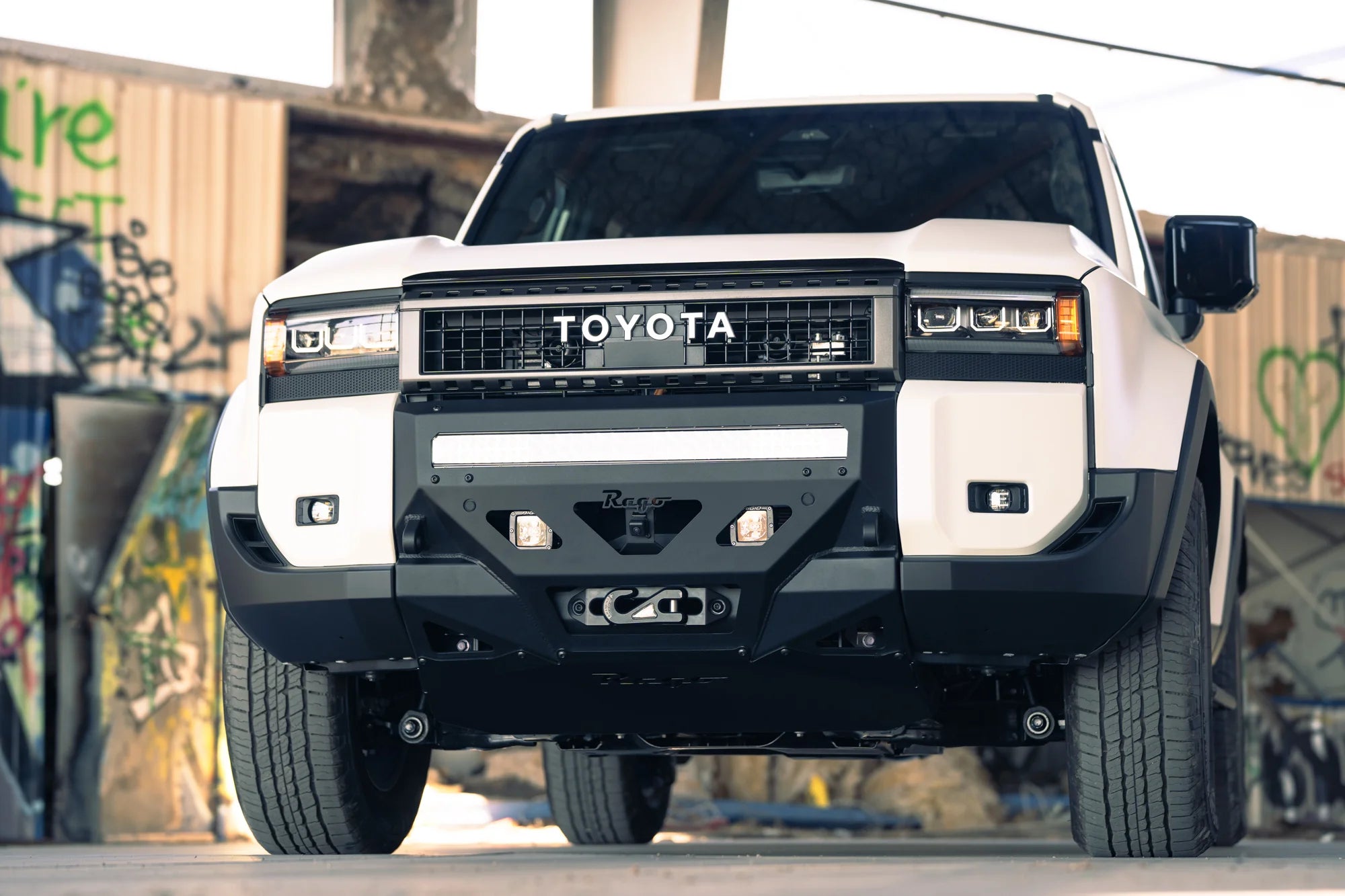 Rago Fabrication Center Mount Winch Front Bumper for 2024+ Toyota Land Cruiser 250 Series | Heavy Duty Off-Road Protection | Perfect for Rock Crawling & Overlanding Adventures