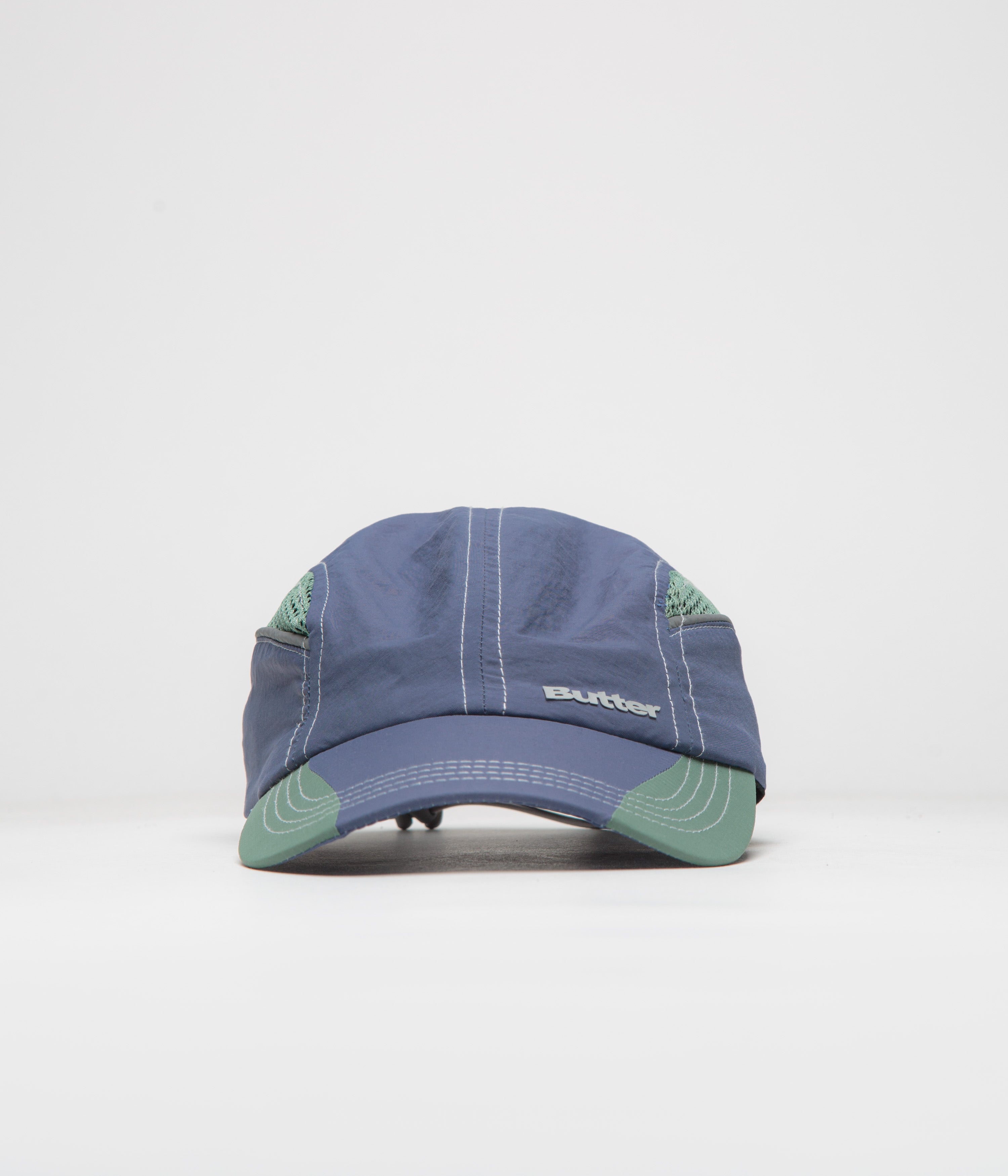 Butter Goods Race 4 Panel Cap - Navy Blue Snapback Hat for Men & Women - Perfect for Running, Cycling & Outdoor Sports