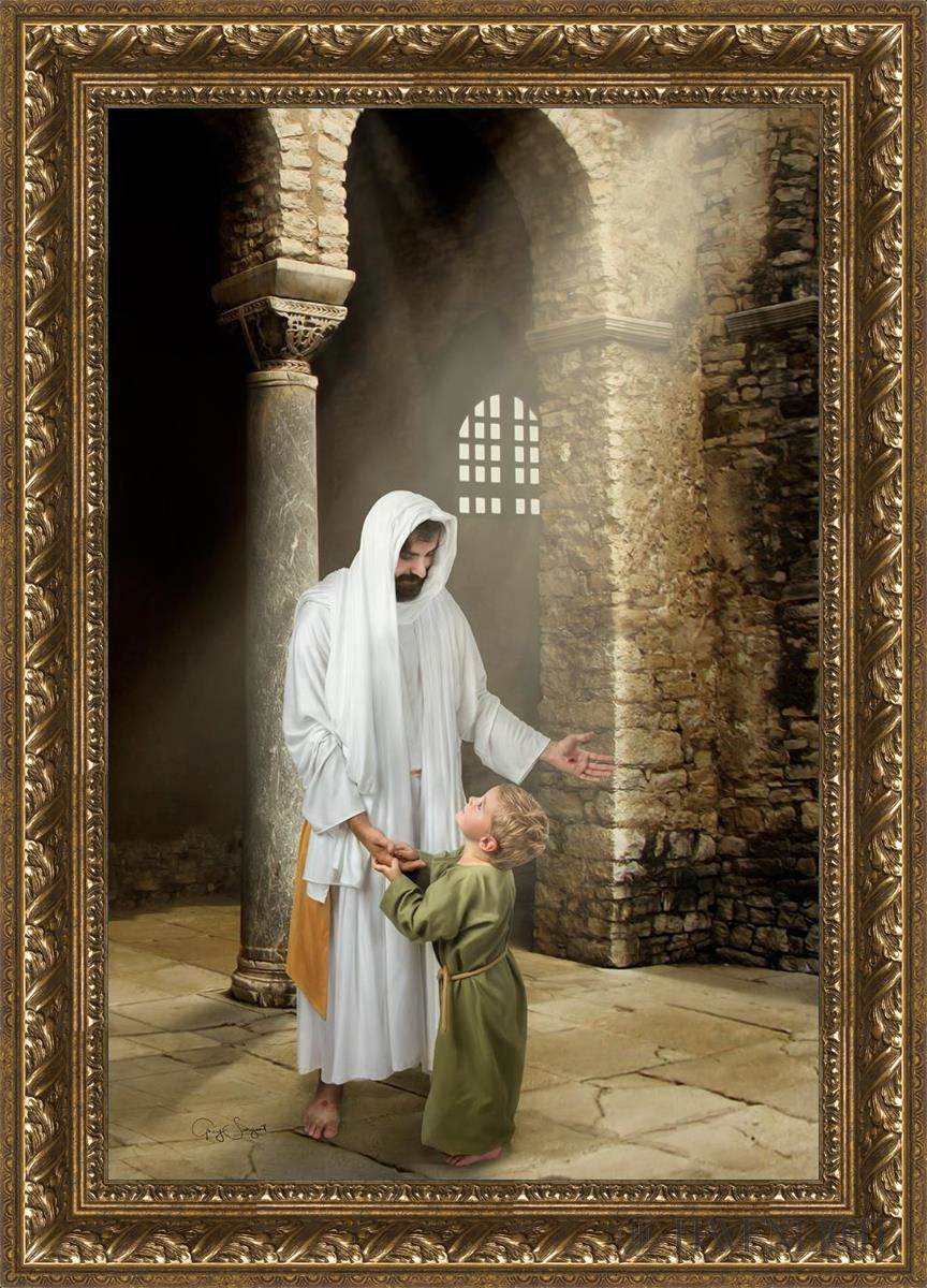Feeling My Savior's Love - Inspirational Christian Wall Art Decor for Home, Church & Office - Perfect for Religious Gifts & Spiritual Encouragement