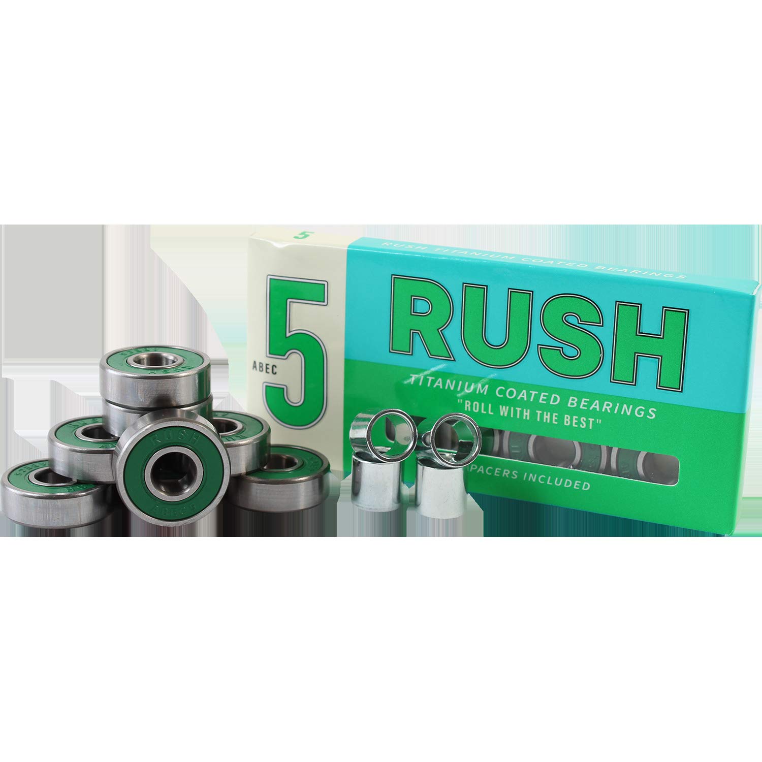 High-Speed ABEC 5 Skateboard Bearings for Smooth & Fast Riding - Perfect for Street Skating, Longboard Cruising & Skate Park Tricks