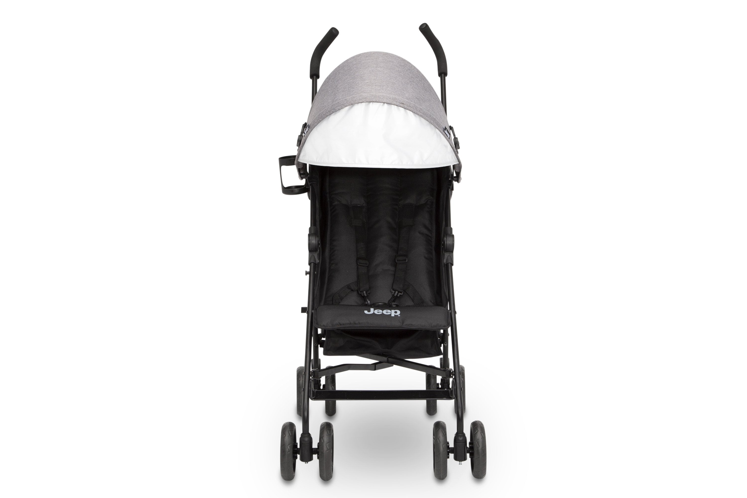 Jeep PowerGlyde Stroller - Lightweight Compact Travel Stroller with One-Hand Fold, Adjustable Canopy & Storage Basket - Perfect for Travel, Shopping & Everyday Use