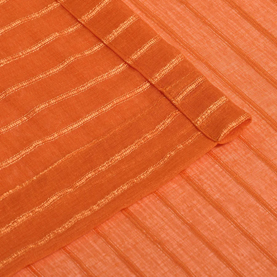 Jackson Striped Sheer Window Curtain Panels - Set of 2 Panels, Light Filtering Sheer Curtains for Living Room, Bedroom, Kitchen - 84 Inches Long, Soft & Airy Textured Fabric