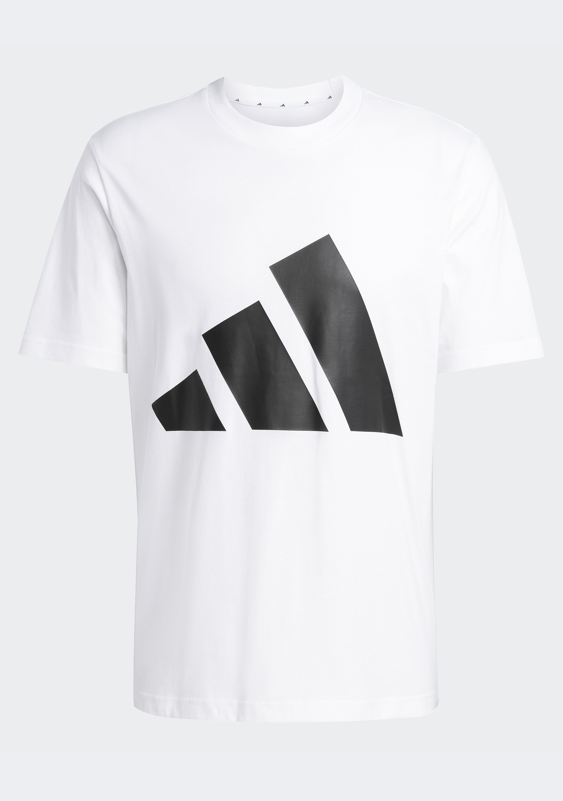 Adidas Men's Essentials Big Logo T-Shirt - Comfortable Cotton Crewneck Tee for Casual Wear, Gym & Everyday Outfits