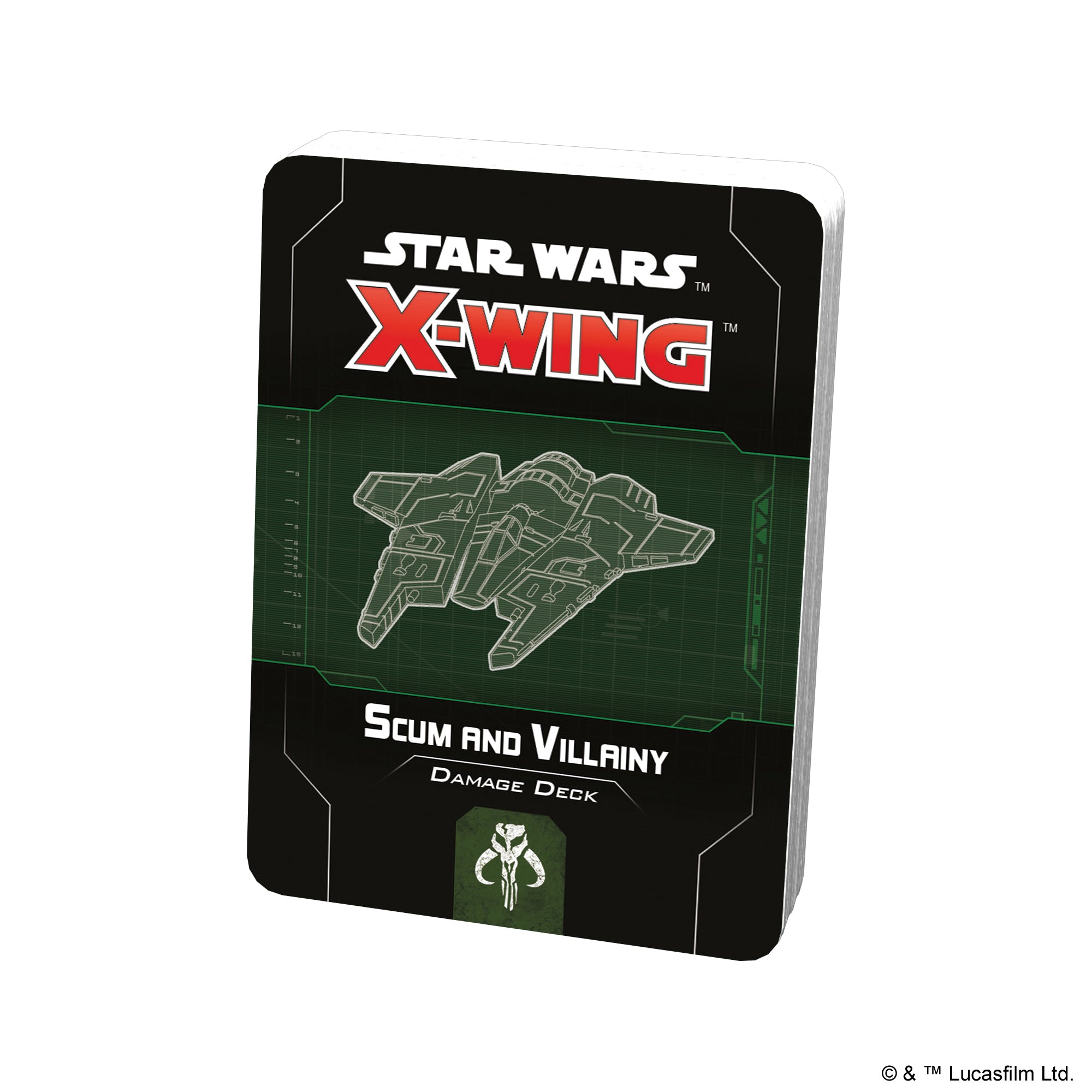 Star Wars X-Wing Miniatures Game 2nd Edition: Scum and Villainy Expansion Damage Deck - Perfect for Tabletop Battles & Strategy Gaming