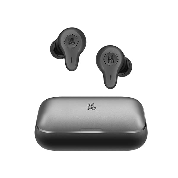 mifo O7 Pro 2022 Upgraded True Wireless Earbuds - Bluetooth 5.0 Headphones with Qualcomm APT-X, CVC 8.0 Noise Cancellation, Hi-Fi Stereo Sound, IPX7 Waterproof & Built-in Mic - Perfect for Gym, Running, Travel & Work Calls
