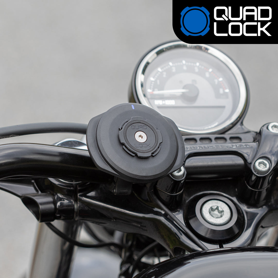 Wireless Charging Phone Mount for Motorcycles - Fast Qi Charger for iPhone & Android - Perfect for Commuting, Touring & Adventure Riding