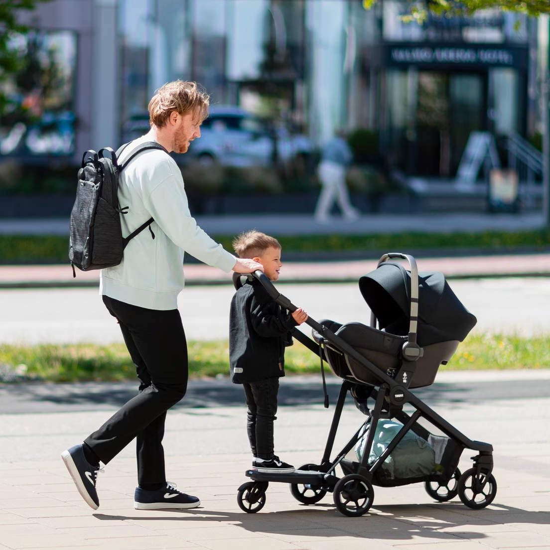 Thule Shine Infant Car Seat Adapter - Compatible with Maxi Cosi, Nuna & Cybex Car Seats | Safe & Secure Travel Solution for Babies | Perfect for Road Trips, Airports & Daily Commutes