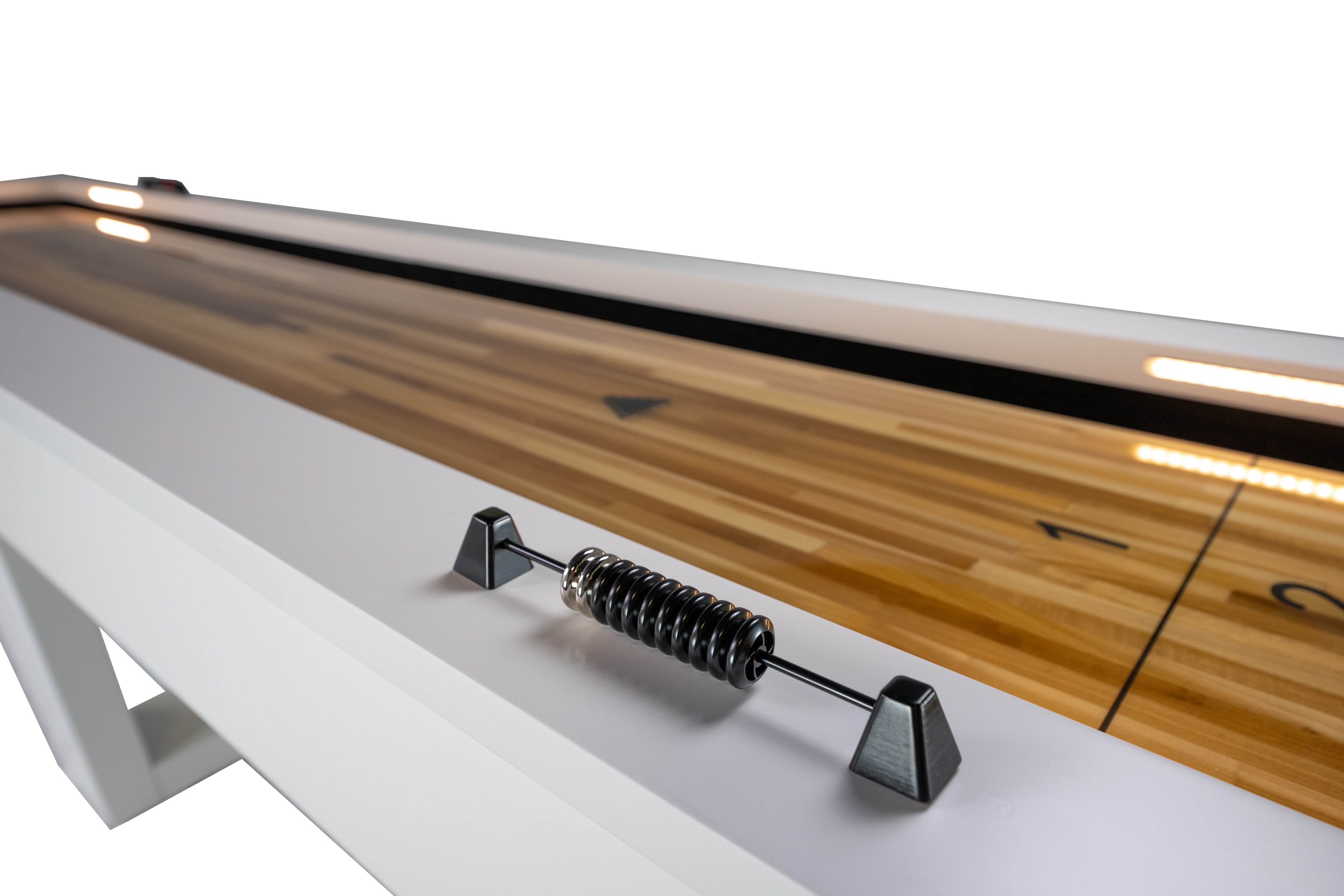 12 Ft Shuffleboard Table - Premium Wooden Shuffleboard for Game Rooms, Bars & Outdoor Entertainment - Tellico Shuffleboard for Adults & Family Fun