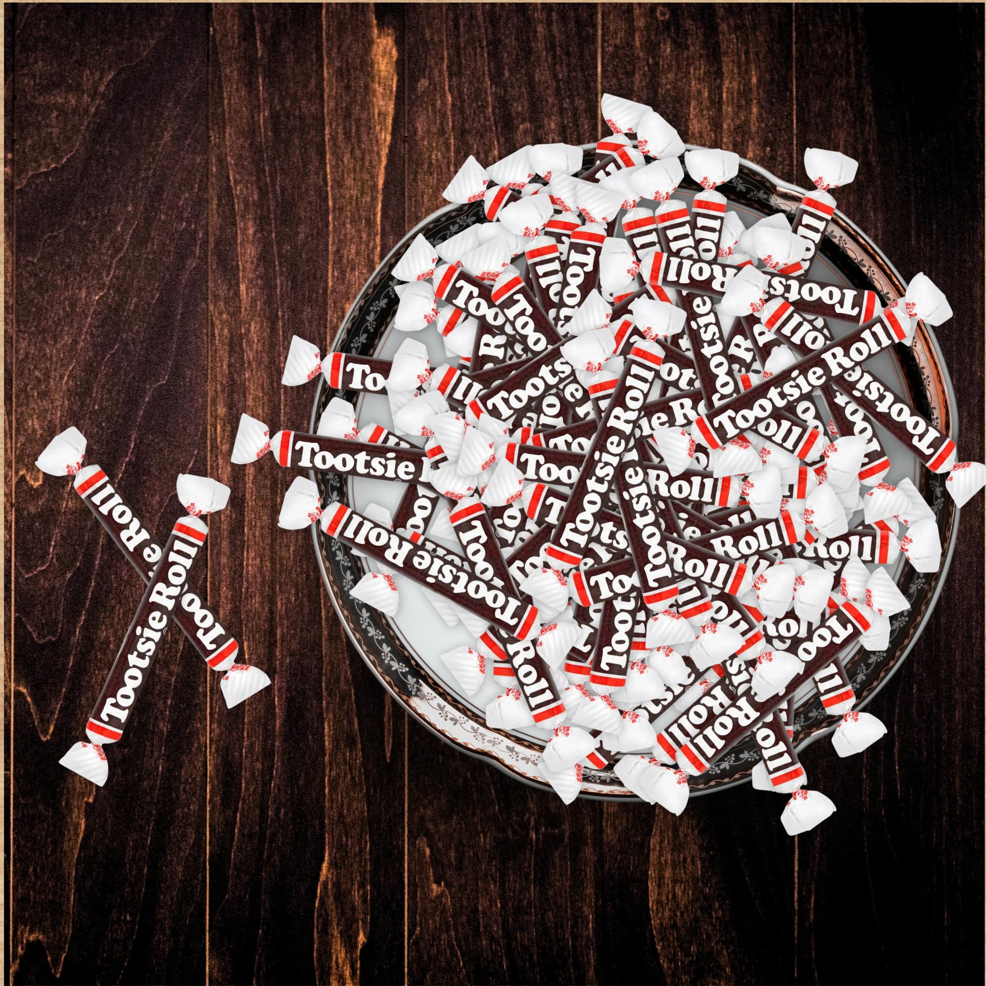 Bulk Rolls Individually Wrapped Chewy Taffy Candy - 2 Pound Pack of Kosher Candy for Kids, Parties & Snacks | Perfect for Birthday Favors, Halloween Treats & School Events
