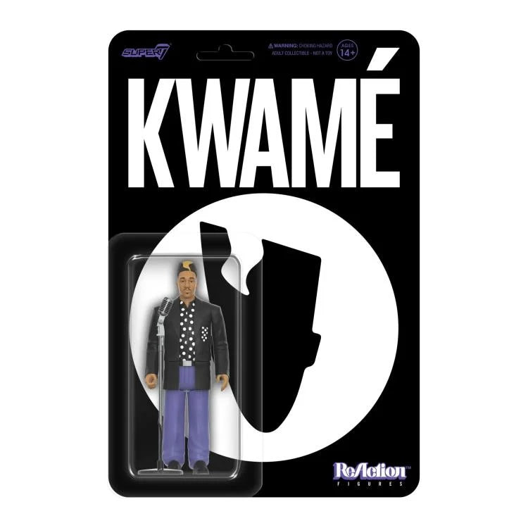 Super7 KWAME ReAction Figure - Black & White Polka Dot Collectible Toy for Earth Day & 80s Cartoon Fans | Perfect for Display, Gifts & Nostalgic Collections