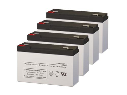 425 UPS Replacement Batteries - Set of 4 | Long-Lasting Backup Power for Home & Office Electronics | Compatible with Various UPS Models