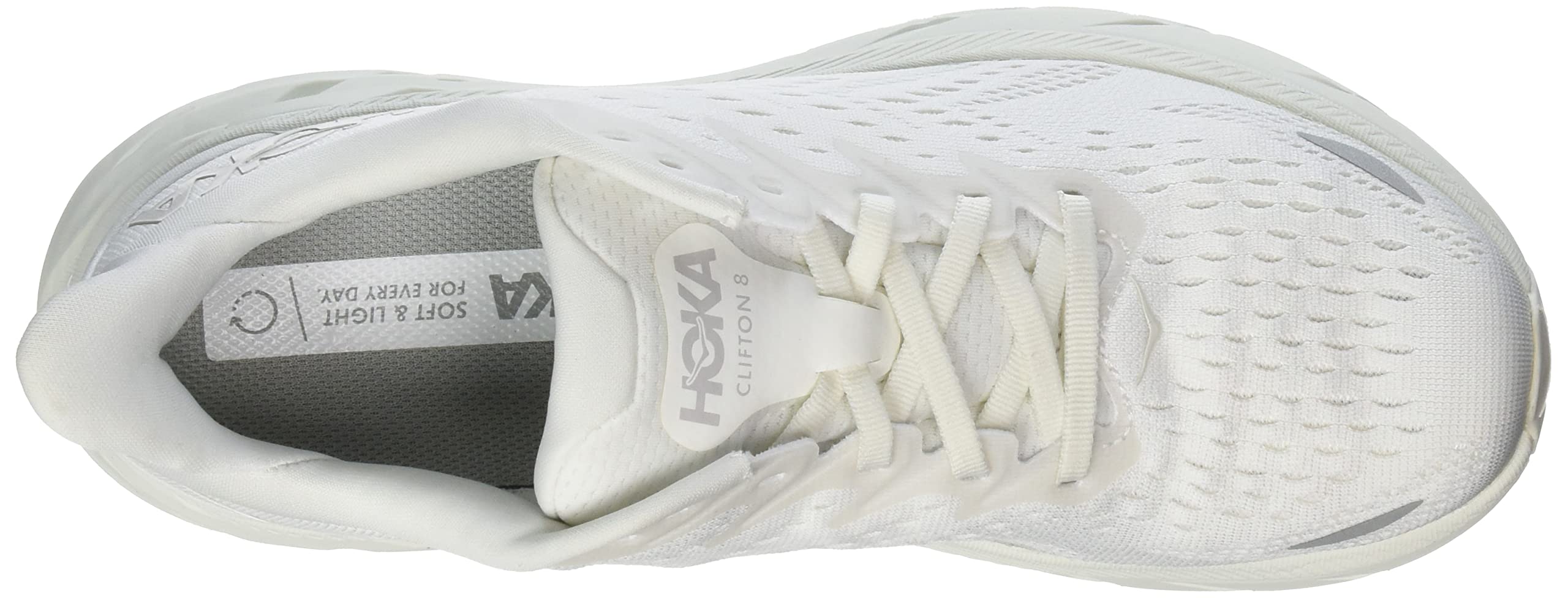 HOKA ONE ONE Women's Clifton 8 Running Shoes - Lightweight Cushioned Sneakers for Road Running, Jogging & Gym Workouts - Perfect for Marathon Training & Everyday Comfort