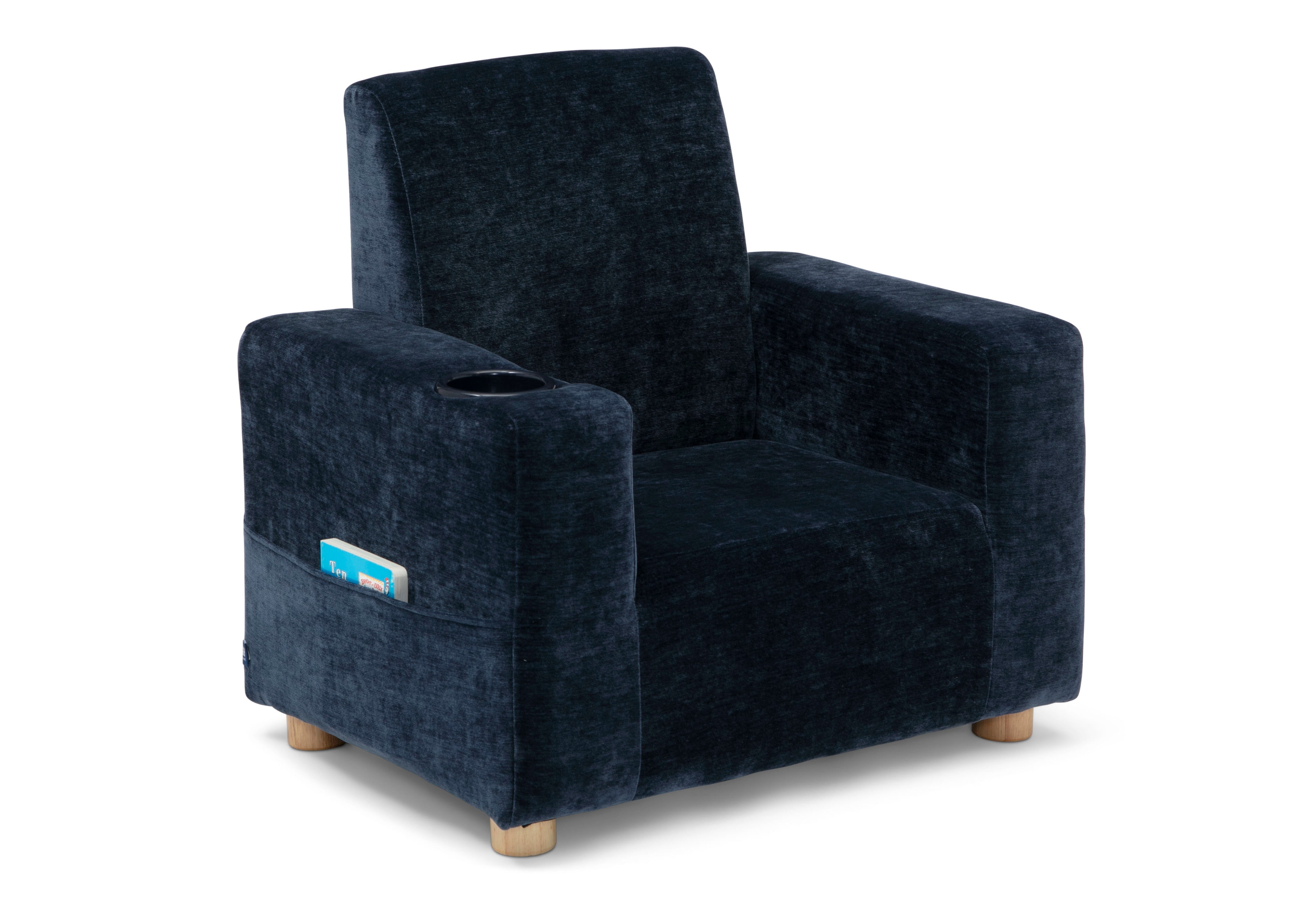 GapKids Upholstered Chair for Kids - Soft & Comfortable Children's Armchair with Washable Fabric - Perfect for Bedroom, Playroom, or Reading Nook