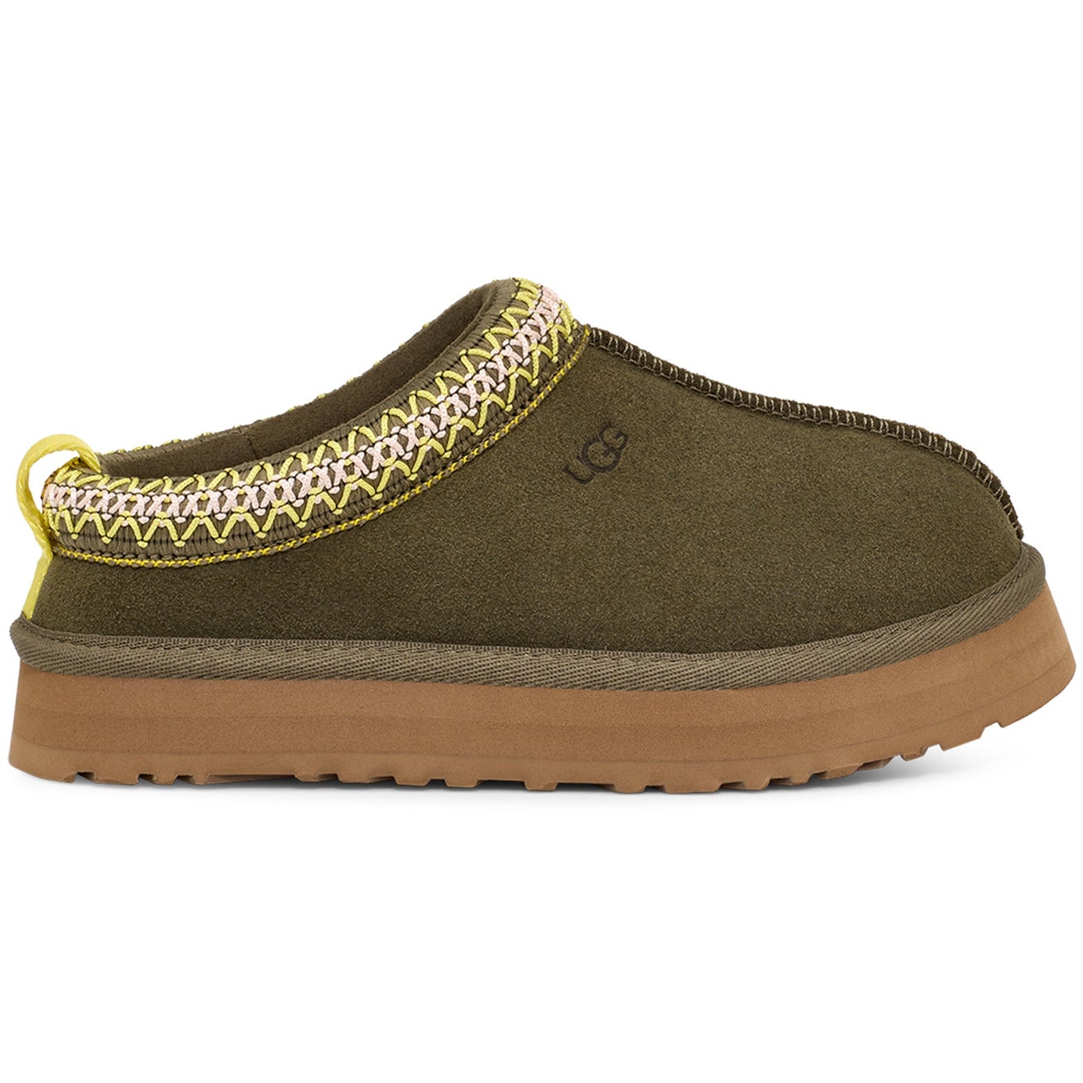 UGG Kid's Tazz Slippers in Burnt Olive - Cozy House Shoes for Boys & Girls - Perfect for Indoor Comfort, Winter Warmth & Playtime