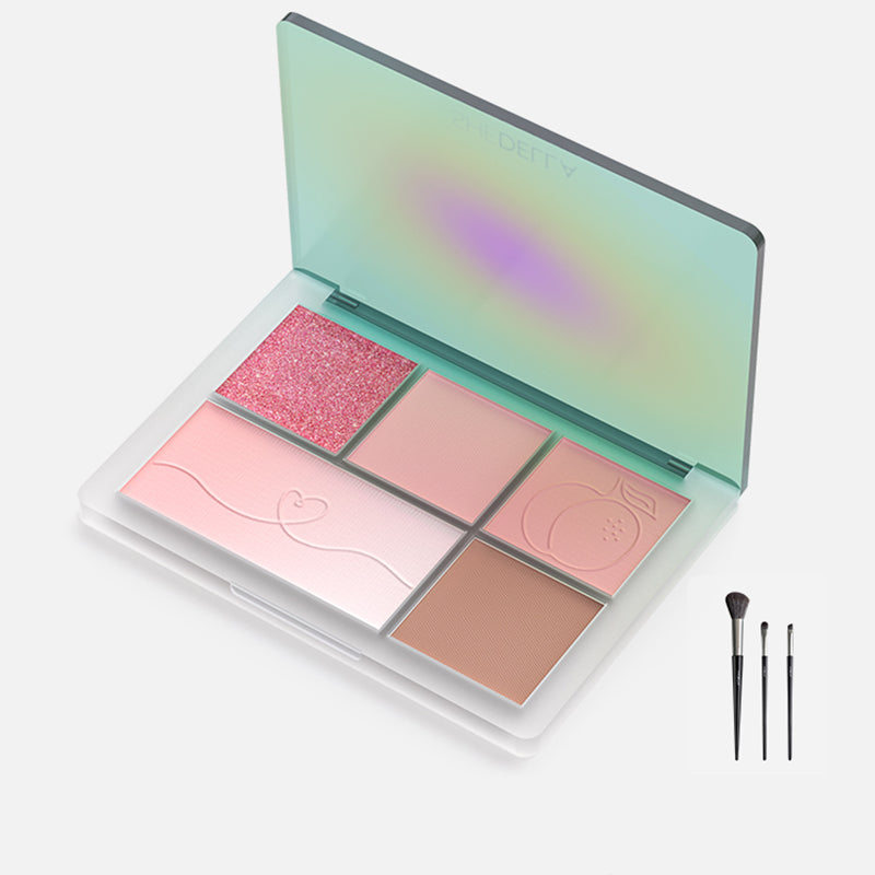 Shedella Dreamy 5-Color Eyeshadow Palette - Long Lasting, Highly Pigmented Makeup for Day & Night Looks | Perfect for Parties, Weddings & Everyday Wear