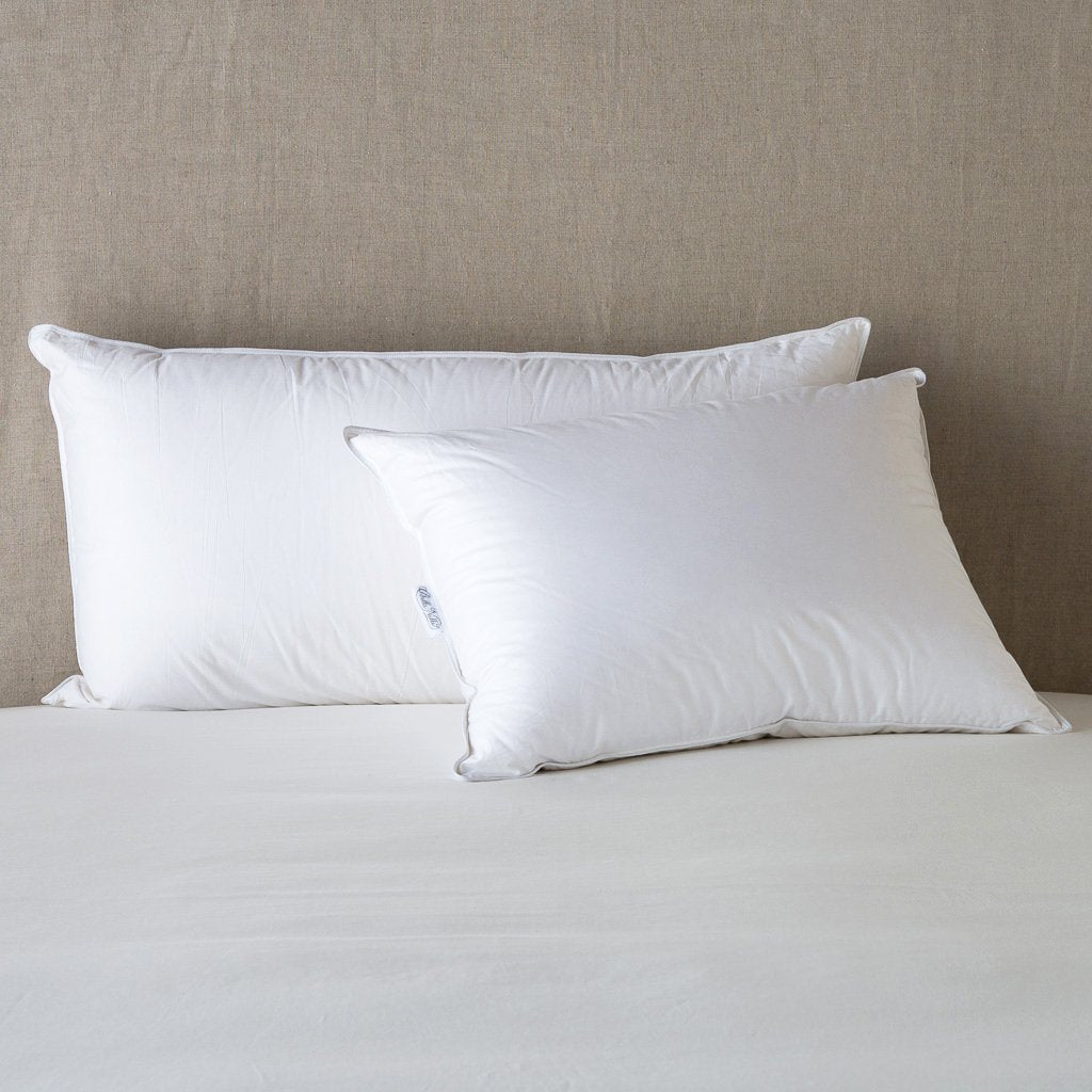 Premium Divine Down Pillow and Sham Insert - Ultra Soft & Hypoallergenic for Side, Back, Stomach Sleepers - Perfect for Bedroom, Guest Room, Hotel & Airbnb