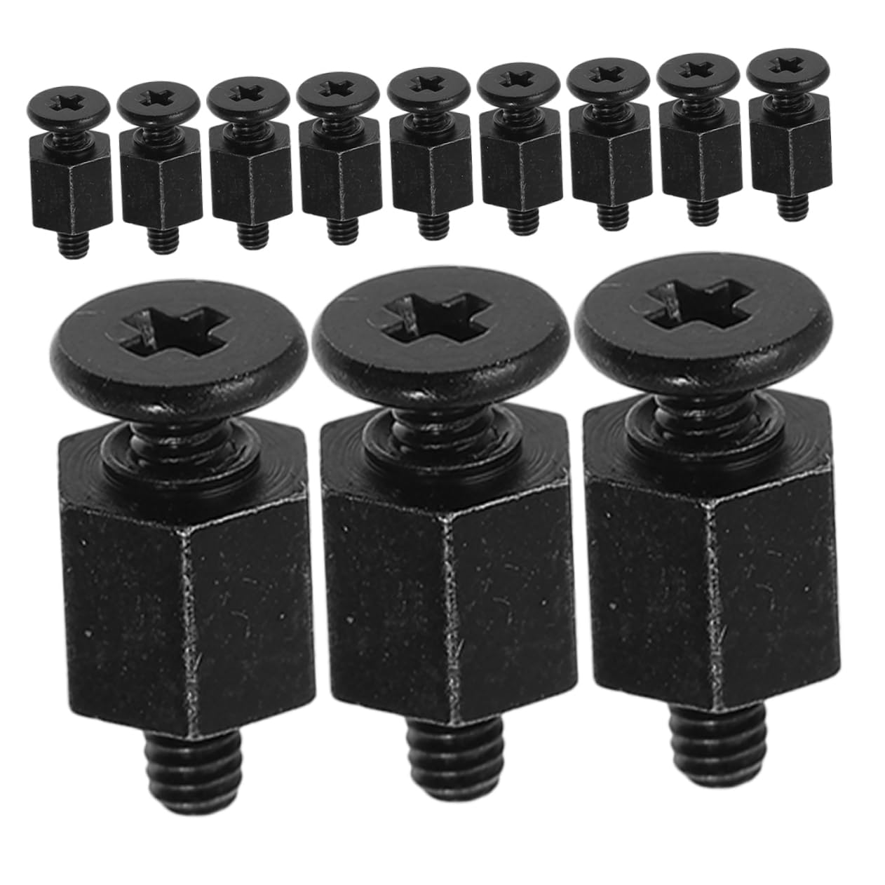 24 Pcs Laptop Motherboard Screws Set - Durable Iron Mounting Screws for Computer Motherboards, Convenient Repair & Maintenance Kit for Laptop Desktops