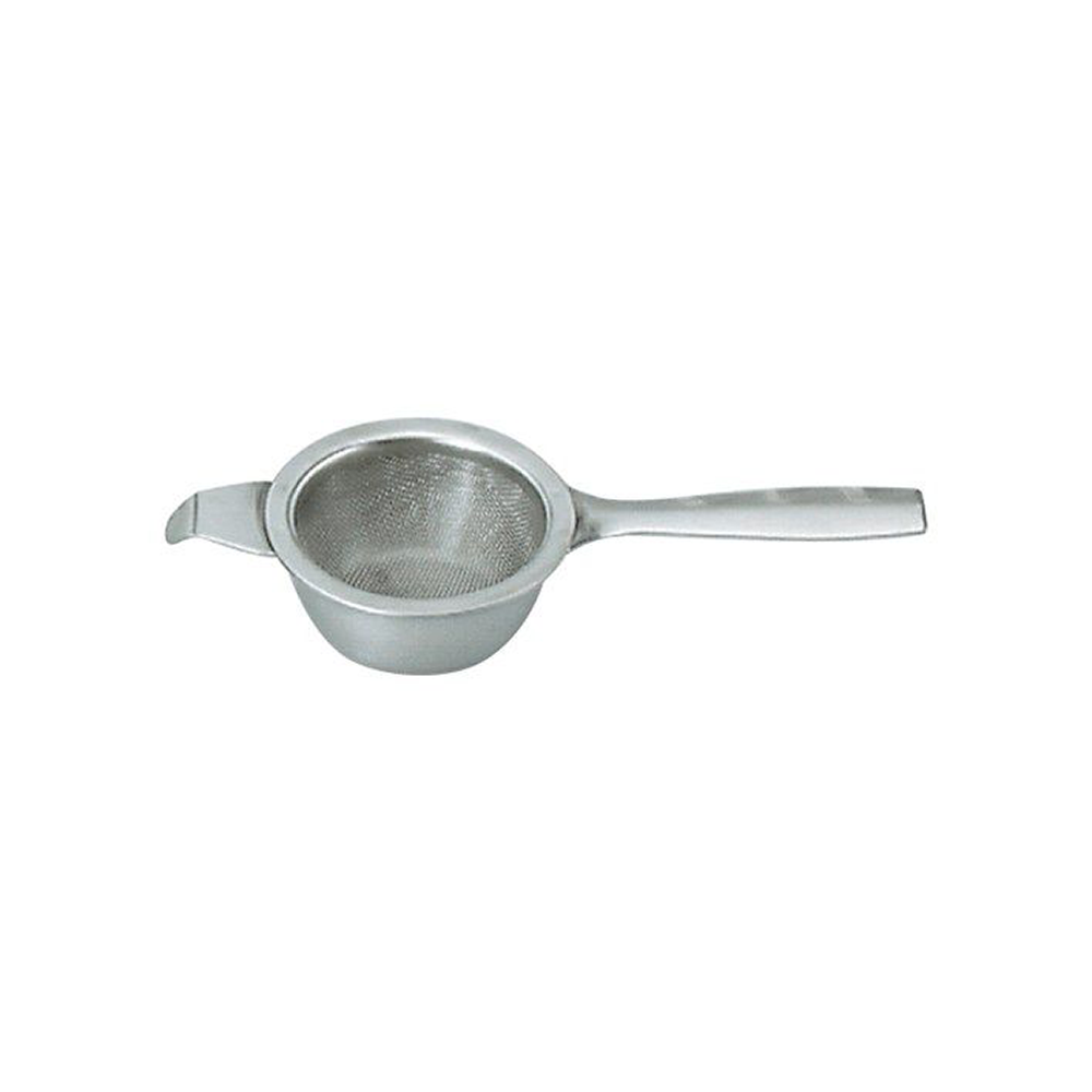 Premium Tea Strainer with Drip Bowl - 1 Handle Fine Mesh Infuser for Loose Leaf Tea - Perfect for Home, Office & Tea Ceremonies