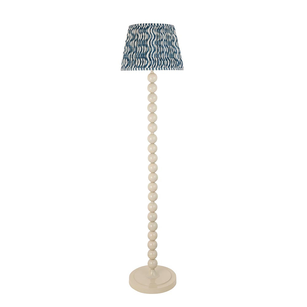 Auralis Ripple Floor Lamp with E27 Socket - Modern LED Standing Light for Living Room, Bedroom & Office - Adjustable Height in Multiple Finishes (Black, White, Bronze) - Perfect for Ambient Lighting & Home Decor