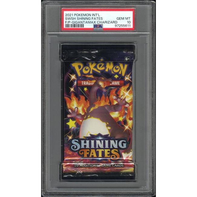 2021 Pokemon Shining Fates Shiny Charizard VMAX PSA 10 Gem Mint - Gigantamax Holo Rare Card for Collectors & Battles