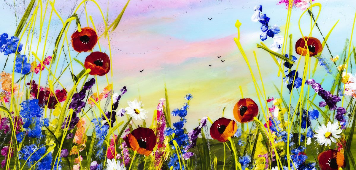 Beautiful Day II Original SOLD - Premium Wall Art Canvas Painting for Home & Office Decor - Perfect for Living Room, Bedroom, and Gift Giving