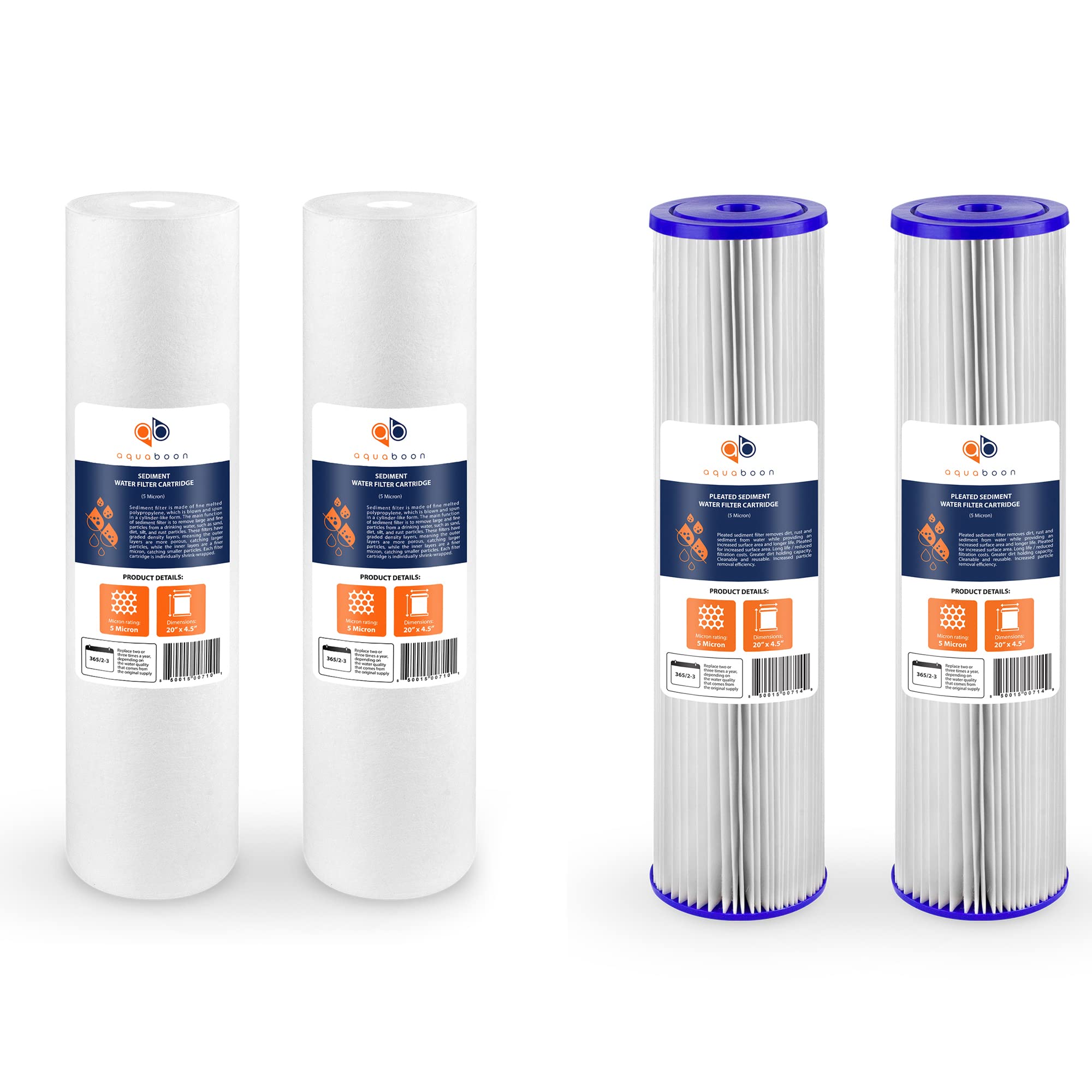 Aquaboon 2-Pack 5 Micron 20