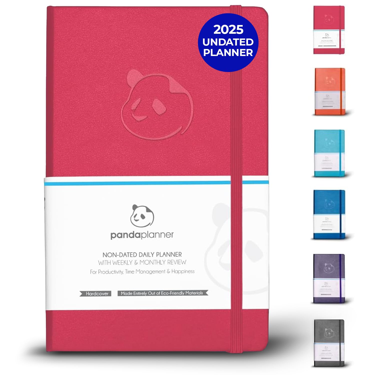 Panda Planner 2025 Undated Daily Planner with Hourly Schedule - 5.75