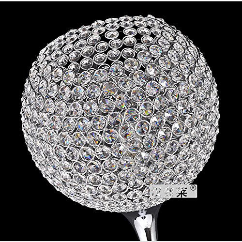 Modern Silver Crystal Floor Lamp - Elegant Living Room, Bedroom & Study Lighting - Luxury European Design for Home Decor & Ambiance