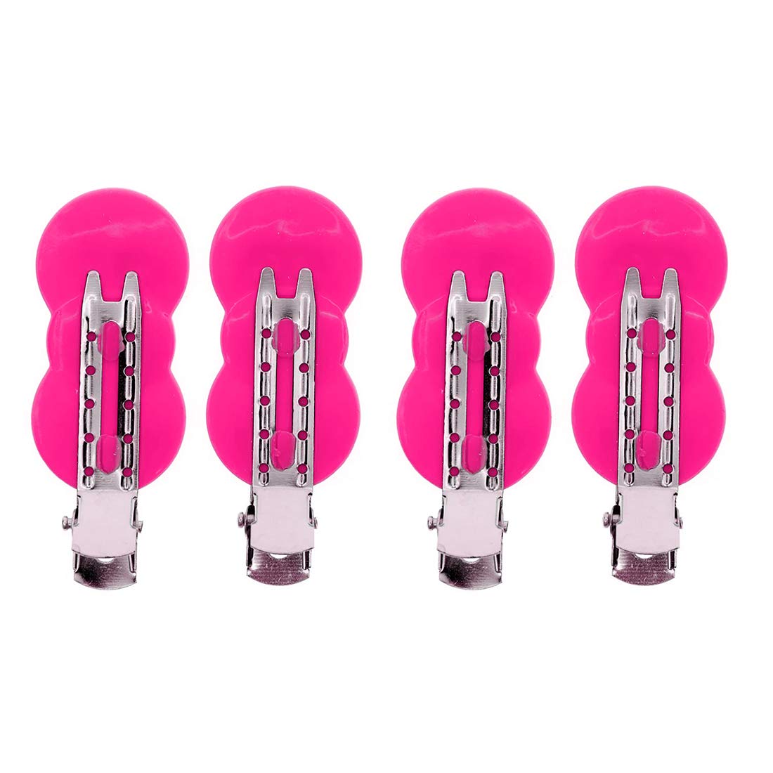 Professional BOXO Section Clips for Hair Styling - Pink Hair Clips for Women & Girls (4-Pack, 15g) - Perfect for Salon, Home Haircuts & DIY Hairstyles