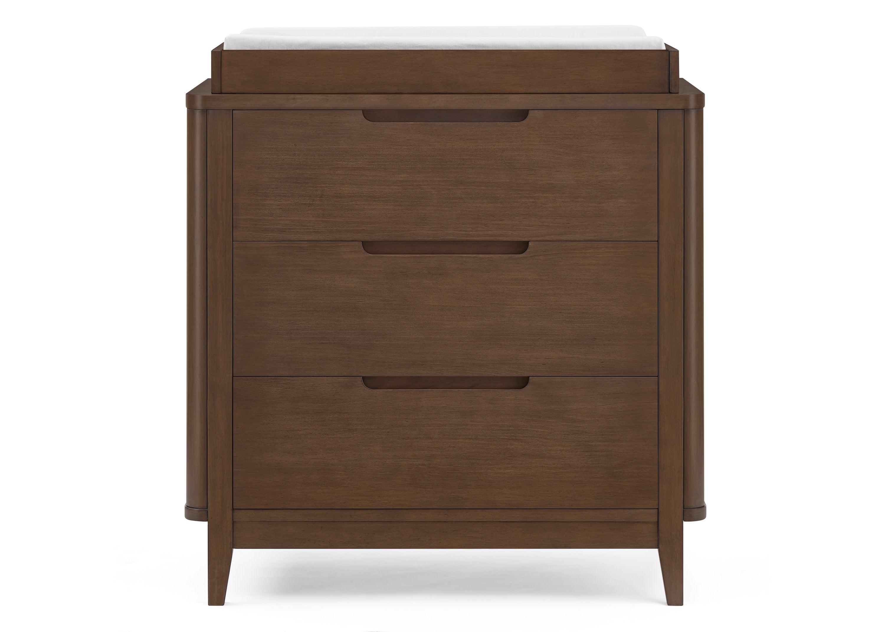 Noah 3 Drawer Dresser with Changing Top & Interlocking Drawers - Nursery Storage Solution for Baby Clothes, Diapers & Essentials | Perfect for Newborns & Toddlers