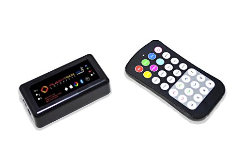 Flashtech LED RGB Multi-Color Halo Ring Headlight Kit with Bluetooth RF Remote & APP Control - Compatible with Dodge Charger 2015-2020 | Customizable Car Lighting for Night Driving & Car Shows