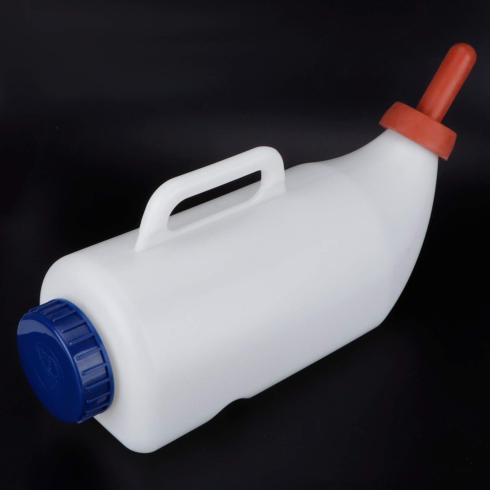 4L Plastic & Rubber Calf Milk Bottle - Detachable Farm Milk Feeder for Calves | Durable Cattle Feeding Container | Ideal for Newborn Calf Nutrition & Farm Use
