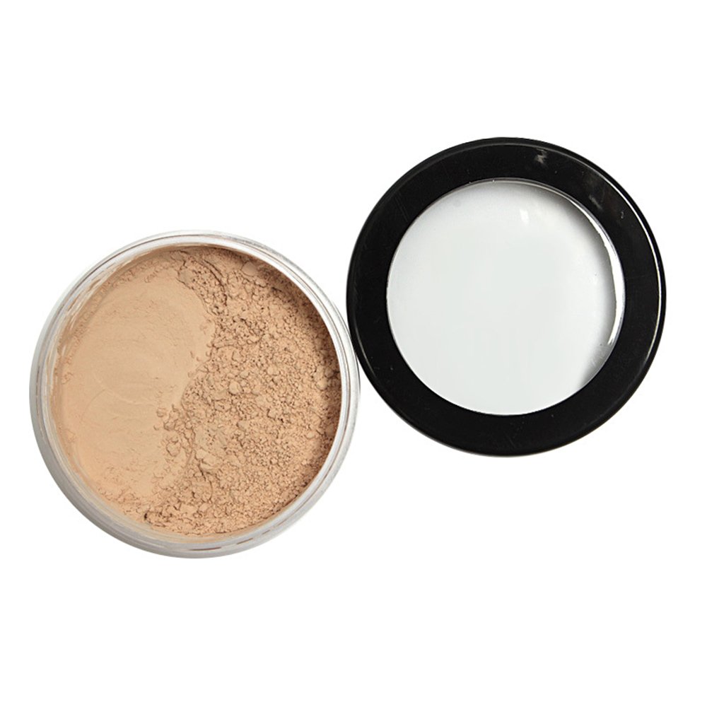 Mallofusa Translucent Loose Powder - Oil Control Setting Powder with Powder Puff | Mineral Formula Makeup for All-Day Matte Finish | Medium Shade (3#) 0.63oz | Perfect for Daily Makeup, Photo Shoots & Special Occasions