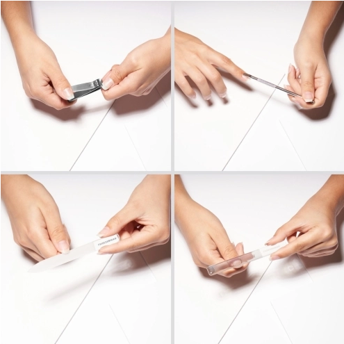 Premium Glass Nail File Set - 5-Piece Manicure Kit for Natural Nails, Smooth Filing & Shaping - Perfect for Home, Salon & Travel Nail Care