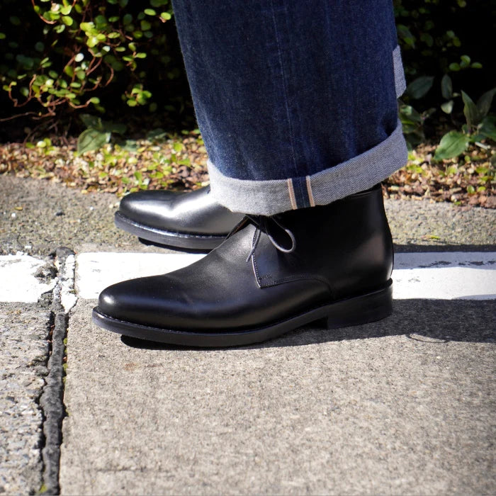 Men's Casual Chukka Boots 98322 - Comfortable Leather Ankle Boots for Walking, Hiking & Everyday Wear