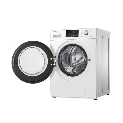 Haier 10kg Front Load Washing Machine in White - HWF10DW1 | Energy Efficient Laundry Solution for Apartments & Small Homes